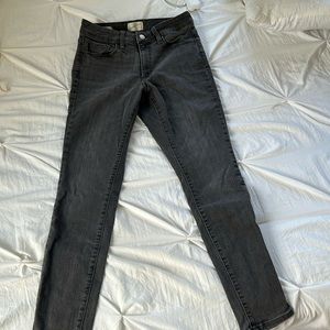 Black high rise skinny jeans. Size 4/27. Brand universal threads